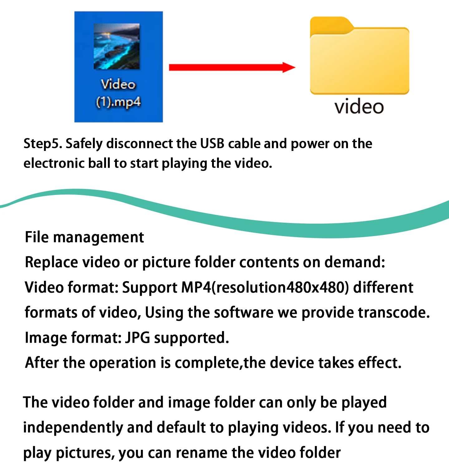 Customizable video glass ball lamp - spherical pixel display