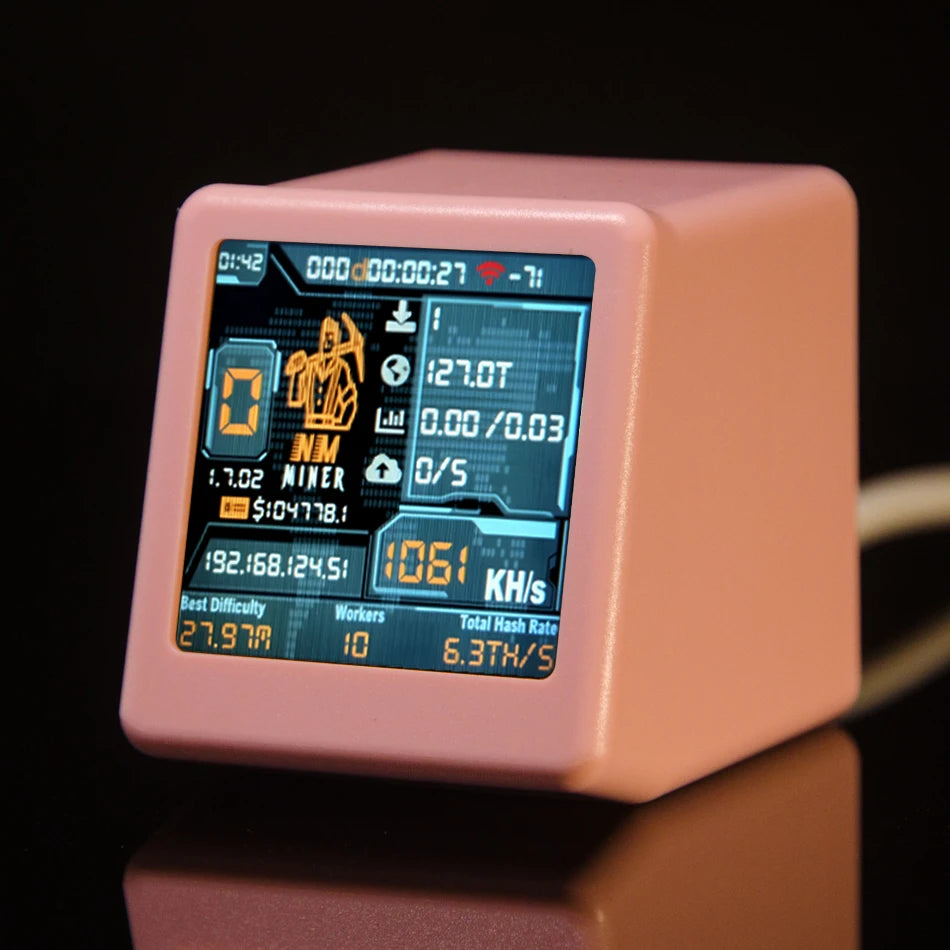 Nerd Miner Official Desktop Clock